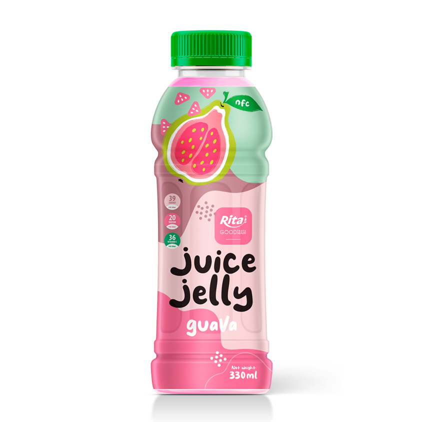 330ml natural  guava juice jelly 